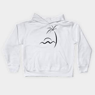 Sunset island Kids Hoodie